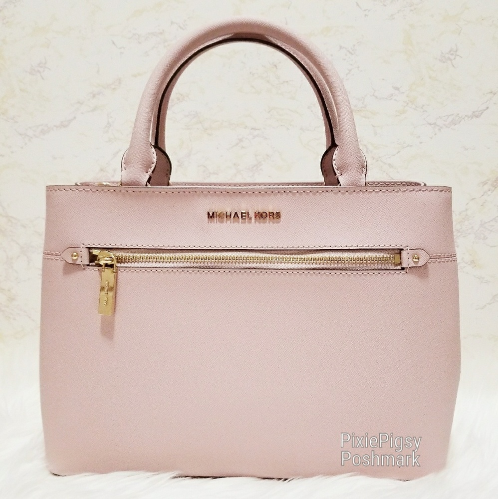 Michael Kors Hailee Blossom Satchel Crossbody Bag - Picture 2 of 8